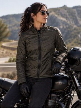 NWOT Revit Womens Core Baselayer Olive Biking Jacket Sz XL